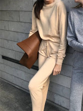 Load image into Gallery viewer, Pure Color Casual And Comfortable Women'S Knitted Suit