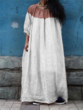 Load image into Gallery viewer, Spring and summer romantic women's big swing dress