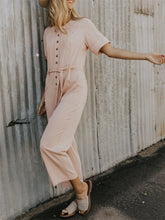 Load image into Gallery viewer, Elegant Lace-Up Pocket Women'S Jumpsuit