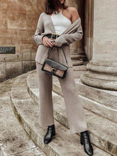 Load image into Gallery viewer, Casual Solid Color Knitted Loose Two-Piece Suit