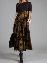 Load image into Gallery viewer, Circle Printing Maxi Dress