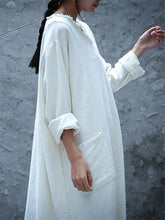 Load image into Gallery viewer, Vintage Casual V-Neck Women'S Dress