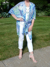Load image into Gallery viewer, Women'S Fashion Leisure Vacation Style Printed Cloak Three-Piece Suit