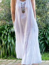 Load image into Gallery viewer, Women'S Elegant Vacation Suspender Long Dress
