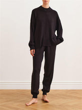 Load image into Gallery viewer, Pure Color Casual Women'S Knitted Suit