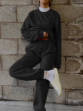 Load image into Gallery viewer, Women's Loose Round Neck Casual Sweatshirt Two-piece Suit