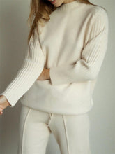 Load image into Gallery viewer, Elegant Solid Color Women'S Knitted Suit