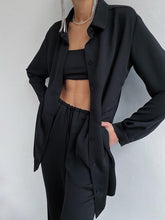 Load image into Gallery viewer, Fashion Elegant Loose Solid Color Casual Three-Piece Suit