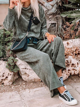 Load image into Gallery viewer, Fashion Loose Long Sleeve Two-Piece Suit