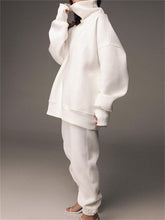 Load image into Gallery viewer, High Collar Solid Color Simple Women'S Casual Suit