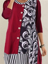 Load image into Gallery viewer, Ethnic Print Stitching Women'S Dress