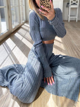 Load image into Gallery viewer, Fashion Casual Long Sleeve Loose Knit Two-Piece Suit