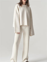 Load image into Gallery viewer, Loose Casual Solid Color Women'S Knitted Suit