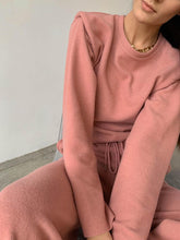 Load image into Gallery viewer, Cozy Shoulder Pads Long Sleeves Two-Piece Suit