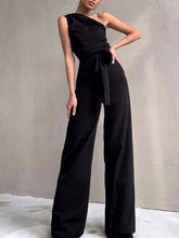 Load image into Gallery viewer, Fashion Off-Shoulder High-Waisted Wide-Leg Jumpsuit