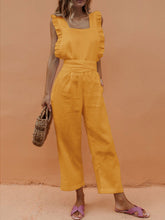 Load image into Gallery viewer, Casual Sleeveless Solid Color Loose Jumpsuit