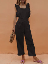 Load image into Gallery viewer, Casual Sleeveless Solid Color Loose Jumpsuit