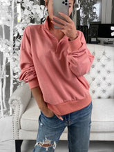 Load image into Gallery viewer, Pure Color Fashion Casual Stand Collar Long Sleeve T-Shirt