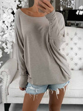 Load image into Gallery viewer, Women'S Fashion Casual One-Shoulder Long Sleeve T-Shirt