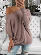 Load image into Gallery viewer, Women'S Fashion Casual One-Shoulder Long Sleeve T-Shirt