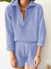 Load image into Gallery viewer, Pure Color Casual Long-Sleeved Zipper Loose Two-Piece Suit