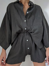 Load image into Gallery viewer, Casual Solid Color Lapel Loose Two-Piece Suit