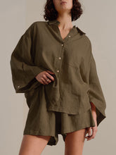 Load image into Gallery viewer, Fashion Loose Long Sleeve Shirt Casual Two-piece Suit