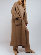 Load image into Gallery viewer, Elegant And Comfortable Solid Color Women'S Knitted Two-Piece Suit