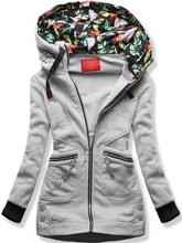 Load image into Gallery viewer, Autumn And Winter Ladies Casual Hooded Jacket