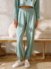 Load image into Gallery viewer, Autumn Winter Short Hooded Solid Color Casual Suit