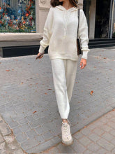 Load image into Gallery viewer, Casual Hooded Soft Knited Suit