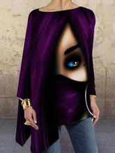 Load image into Gallery viewer, Fashion Casual Printed Crew Neck Shirts & Tops