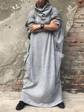 Load image into Gallery viewer, Large Pocket Loose Solid Color High Collar Casual Dress