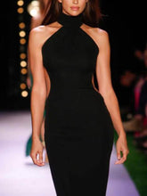 Load image into Gallery viewer, Fashion Sexy Halter Evening Maxi Dress