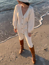 Load image into Gallery viewer, Fashionable V-Neck Loose Ins Women'S Knitted Suit