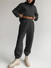 Load image into Gallery viewer, Fashion Casual Hooded Loose Two-piece Suit