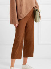 Load image into Gallery viewer, Pure Color Fashion Casual High Neck Knitted Two-Piece Suit