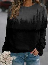 Load image into Gallery viewer, Fashion Casual Landscape Long-sleeved Printed Top