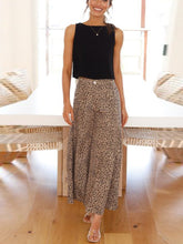 Load image into Gallery viewer, Fashion Casual Leopard Print Two-piece Suit