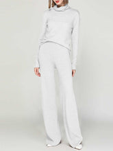 Load image into Gallery viewer, Simple And Casual High-Neck Women'S Knitted Suit