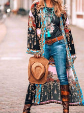 Load image into Gallery viewer, Women's Ethnic Style Print Cardigan Outwear