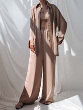 Load image into Gallery viewer, Fashion Casual Loose Lapel Long Sleeve Solid Color Two-piece Suit