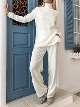 Load image into Gallery viewer, Women'S Solid Color Fashion Two-Piece Turtleneck Sweater