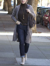 Load image into Gallery viewer, Fashion V-neck Single-row Solid Color Cardigan Ladies Jacket