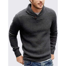 Load image into Gallery viewer, Men'S Fashion Simple Temperament Stand-Up Collar Sweater