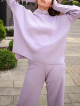 Load image into Gallery viewer, Cosy Solid Color Turtleneck Knit Set