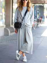 Load image into Gallery viewer, Solid Color Loose Long Sleeve Suit