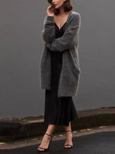 Load image into Gallery viewer, Fashion Casual Solid Color Sweater Cardigan