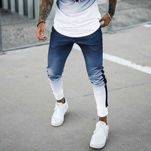 Load image into Gallery viewer, Mens Black And White Gradient Print Suit