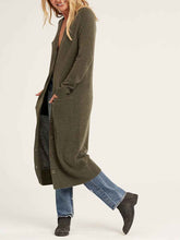 Load image into Gallery viewer, Loose Casual Long Knit Cardigan Coat with Pockets